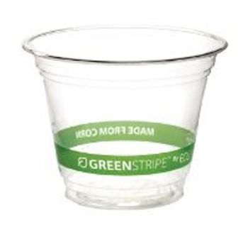 Eco-Products EPCC9SGS 9 oz GreenStripe PLA Plastic Cold Cups - 1000 / Case