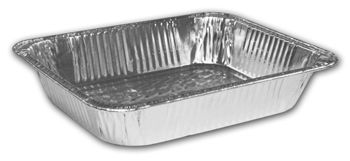 HFA 321-45-100 Handi-foil Half Size Aluminum Foil Steam Table Pans, 11-3/4" x 9-3/8" x 2-9/16", 128 oz - 100 / Case
