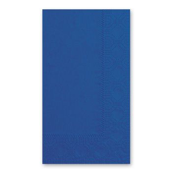 Hoffmaster 180522 Decorator Paper Dinner Napkins, 1/8 Fold, 2 Ply, Navy - 1000 / Case