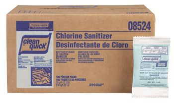 P&G 02584 Clean Quick Sanitizer Packet, 1 oz - 100 / Case