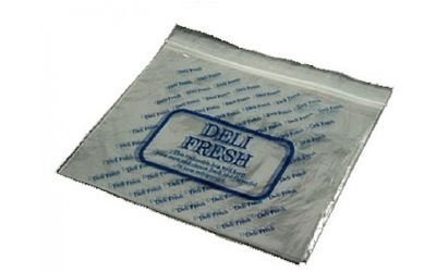 Fantapak DELI-BAG-1-BLUE Reloc Zippit Deli Bag, Plastic, 10" x 8" - 1000 / Case