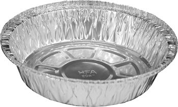 HFA 2047-00-500 Handi-Foil 7" Aluminum Containers, Round, 24 oz - 500 / Case