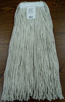 Zephyr 10724 Wipeup 8 Ply Cotton Mop Heads, 24 oz - 12 / Case
