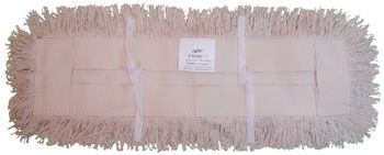 Zephyr 13424 Utility+ Cotton Dust Mop Heads, 24" - 6 / Case