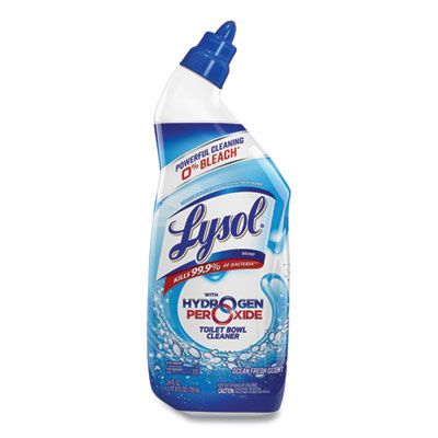 Reckitt Benckiser 98011 Lysol Toilet Bowl Cleaner with Hydrogen Peroxide, 24 oz Bottle - 9 / Case