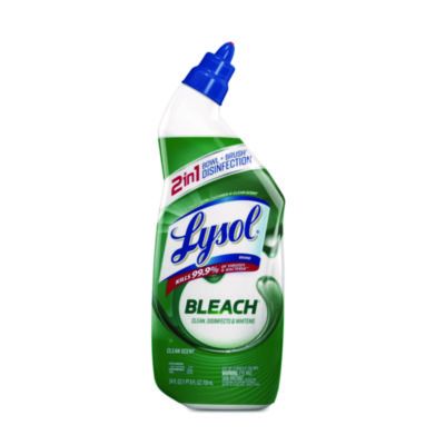 Reckitt Benckiser 98014 Lysol Disinfectant Toilet Bowl Cleaner with Bleach, 24 oz Bottle - 9 / Case