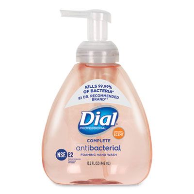 Dial 98606 Professional Antimicrobial Foaming Hand Soap, Original Scent, 15.2 oz Pump Bottles - 4 / Case