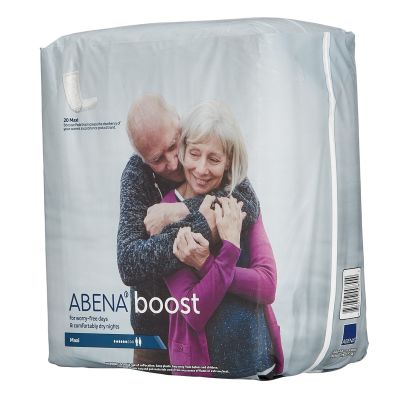 Abena Boost Booster Pad, 6.25" x 24", Moderate Absorbency - 20 / Case