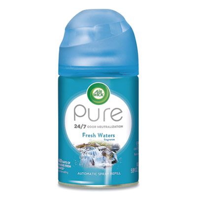 Reckitt Benckiser 79553 Air Wick Air Freshmatic Automatic Spray Refill, Fresh Waters Scent, 5.89 oz - 6 / Case