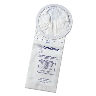 APC Filtration JANPTQV2 Vacuum Filter Bags Designed to Fit Proteam 6 Qt. Quartervac - 100 / Case