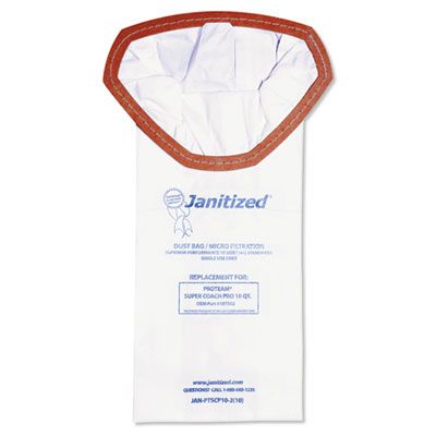 APC Filtration JANPTSCP102 Vacuum Filter Bags Designed to Fit Proteam Super Coach Pro 10 - 100 / Case
