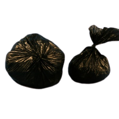 Berry Plastics LBR3339HB 33 Gallon Garbage Bags / Trash Can Liners, 0.7 Mil, 33" x 39", Black - 250 / Case