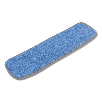 Boardwalk MFM185BCFDZ Microfiber Dust Mop Heads, 18" x 5", Blue - 12 / Case
