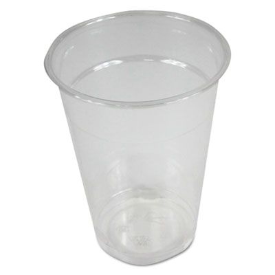 Boardwalk PET9 9 oz Plastic Cold Cups, PET, Clear - 1000 / Case