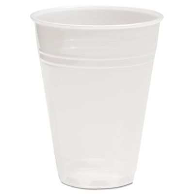 Boardwalk TRANSCUP7 7 oz Plastic Cold Cups, Polypropylene, Translucent - 2500 / Case