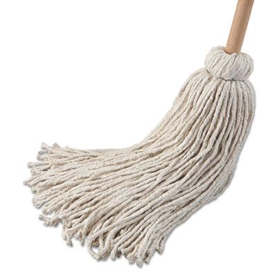 Boardwalk 132C Deck Mops, 54" Wooden Handle, 32 oz Cotton Head - 6 / Case