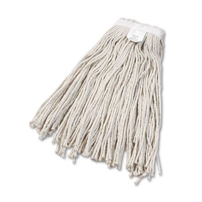 Boardwalk 2024C Wet Mop Heads, Cut-End Cotton, #24, White - 12 / Case