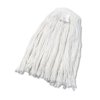 Boardwalk 2024R Wet Mop Heads, Cut-End Rayon, #24, White - 12 / Case