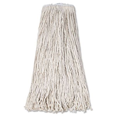 Boardwalk 232C Wet Mop Heads, Premium Cotton, 32 oz, White - 12 / Case