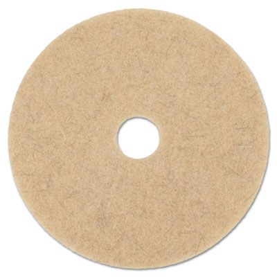 Boardwalk 4020NHE Hog Hair Burnishing Floor Pads, 20" Diameter, Natural - 5 / Case