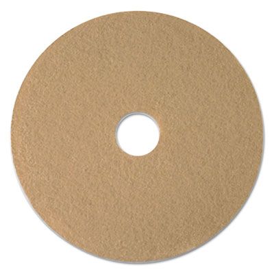 Boardwalk 4020ULT Burnishing Floor Pads, 20" Diameter, Tan - 5 / Case