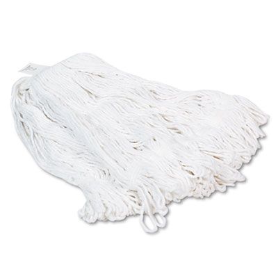 Boardwalk 424R Wet Mop Heads, Pro Loop Web / Tailband, Rayon, 24 oz, White - 12 / Case