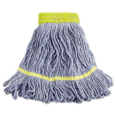 Boardwalk 501BL Super Loop Wet Mop Heads, Cotton / Synthetic, Small, Blue - 12 / Case