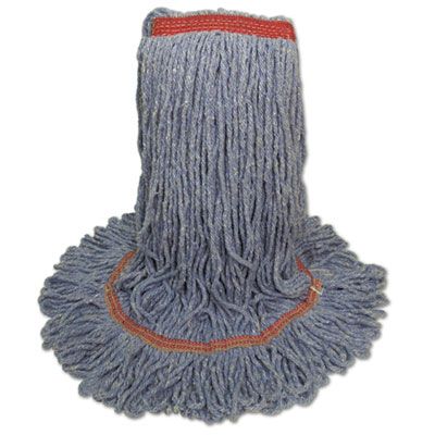 Boardwalk 503BLNB Super Loop Wet Mop Head, Cotton / Synthetic, Large, Blue - 12 / Case