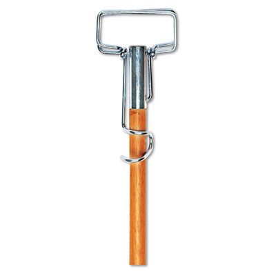 Boardwalk 609 60" Spring Grip Metal Head Mop Handle - 1 / Case