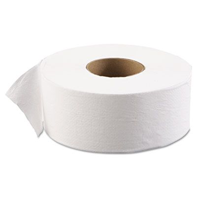 Boardwalk 6101 Jumbo Roll Jr. Toilet Paper, 1 Ply, 9" x 2000', 3.5" Core - 12 / Case