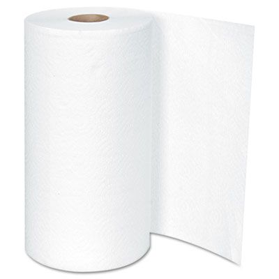 Boardwalk 6273 Big Roll Kitchen Paper Towel Rolls, 2 Ply, 250 Perforated Sheets / Roll, White - 12 / Case