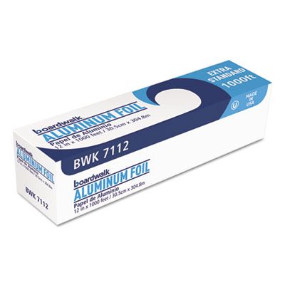 Boardwalk 7112 Aluminum Foil Roll, Standard, 12" x 1000' - 1 / Case