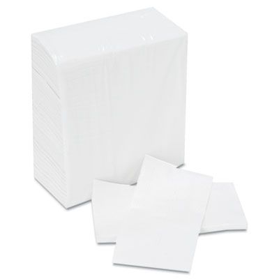 Boardwalk 8302W Tallfold Paper Dispenser Napkins, 1 Ply, 12" x 7", White - 10000 / Case
