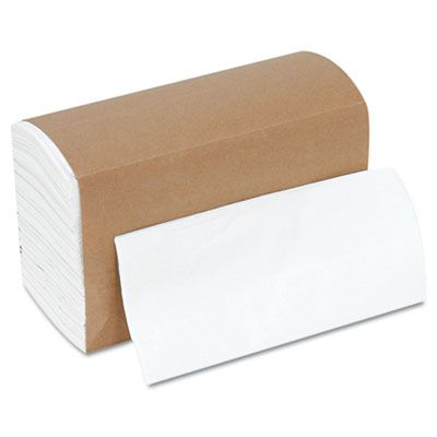Boardwalk 8307W Paper Dinner Napkins, 1 Ply, 17" x 17", White - 3000 / Case