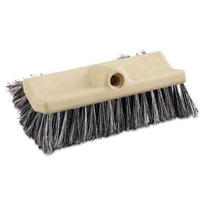 Boardwalk 8420 Dual-Surface Vehicle Brush, 10" Long, Brown, 1 / Case