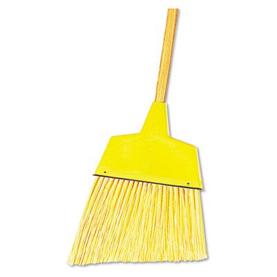 Boardwalk 932A Angler Broom, Angled Plastic, 53", Yellow - 12 / Case