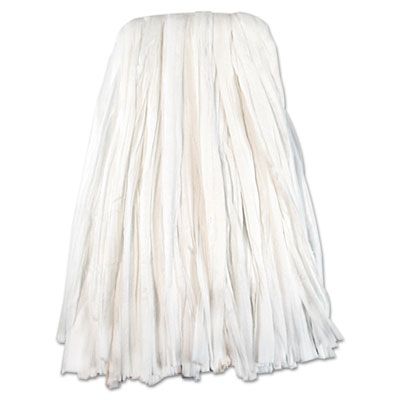 Boardwalk BW2020 Wet Mop Heads, Rayon / Polyester, #20, White - 12 / Case
