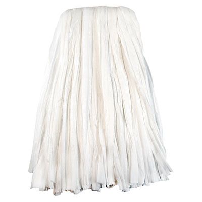Boardwalk BW2024 Wet Mop Heads, Rayon / Polyester, #24, White - 12 / Case