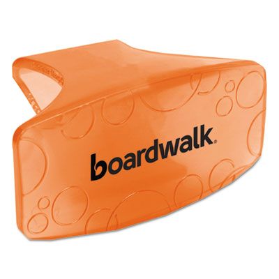 Boardwalk CLIPMAN Toilet Bowl Air Freshener Clips, Mango Scent, Orange - 12 / Case