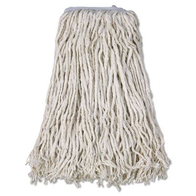 Boardwalk CM02032S Wet Mop Head, Cotton, Cut-End, #32, White - 12 / Case