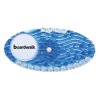 Boardwalk CURVECBL Curve Air Freshener in Holder, Cotton Blossom Scent, Blue - 10 / Case