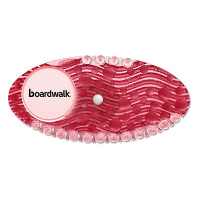 Boardwalk CURVESAP Curve Air Freshener in Holder, Spiced Apple Scent, Red - 10 / Case