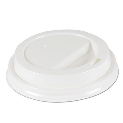 Boardwalk DEERHLIDW Lid for Deerfield 10-20 oz Paper Hot Cups, White - 1000 / Case