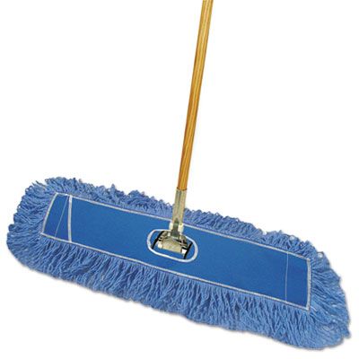 Boardwalk HL245BSPC 24" Dust Mop Kit, 60" Handle - 1 / Case