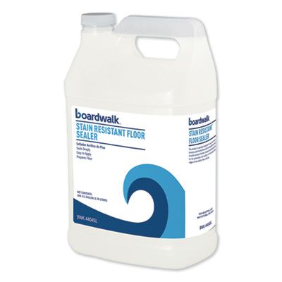 Boardwalk 4404SL Floor Sealer, Stain Resistant, 1 Gallon Bottle - 4 / Case