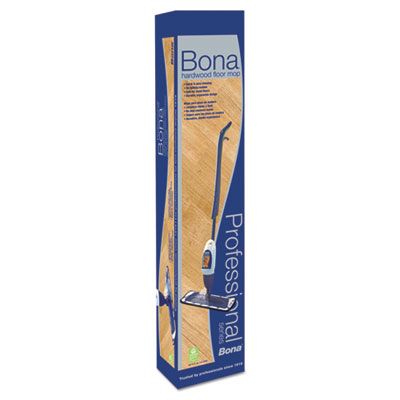 Bona WM710013408 Hardwood Floor Mop, 15" Microfiber Head, 52" Handle, Blue - 1 / Case