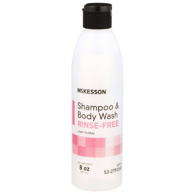 McKesson Rinse-Free Shampoo & Body Wash, 8 oz - 48 / Case