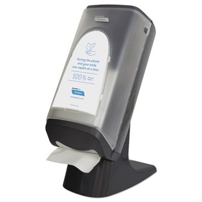 Cascades C440 Tandem Stand / Wall Napkin Dispenser, Plastic, Gray - 1 / Case