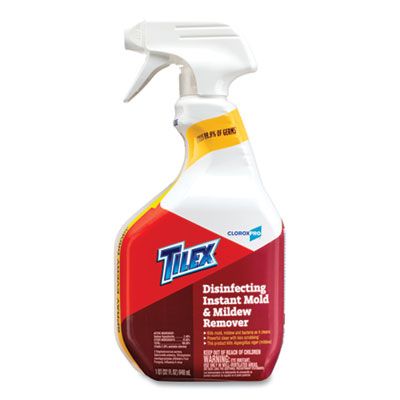 Clorox 35600 Tilex Disinfecting Instant Mold & Mildew Remover Spray, 32 oz Bottle - 9 / Case