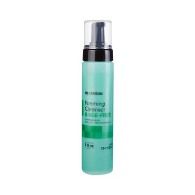 McKesson Foaming Rinse-Free Cleanser, Cucumber Melon, 9 oz Pump - 1 / Case